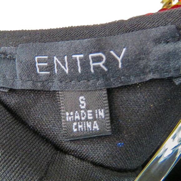 Revolve ENTRY Multicolor Rainbow Sequin Cocktail Mini Dress Small Party Club - Picture 6 of 8